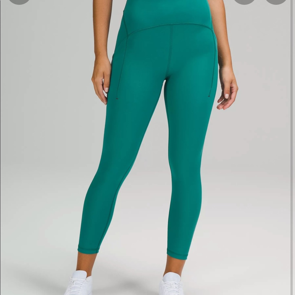 Brand new power thru crop lululemon